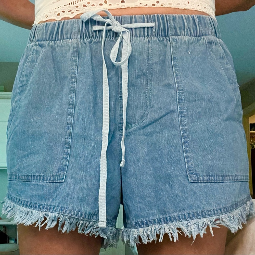 Denim shorts